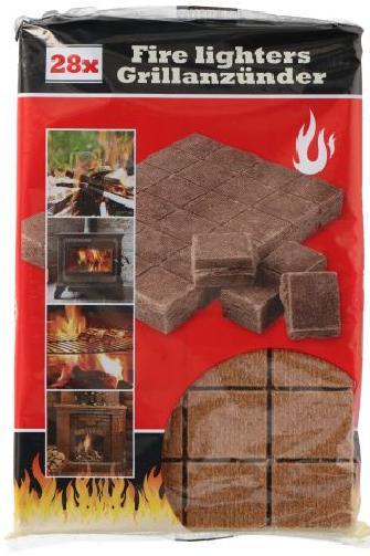 BBQ FIRE LIGHTERS 28PCS WOOD