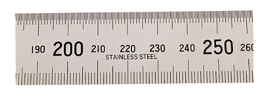 S/STEEL RULE 24"/600MM