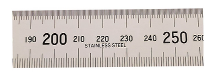 S/STEEL RULE 24"/600MM