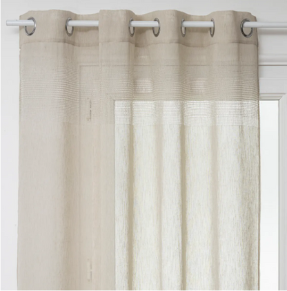 NET CURTAIN SAB LINEN 140X240
