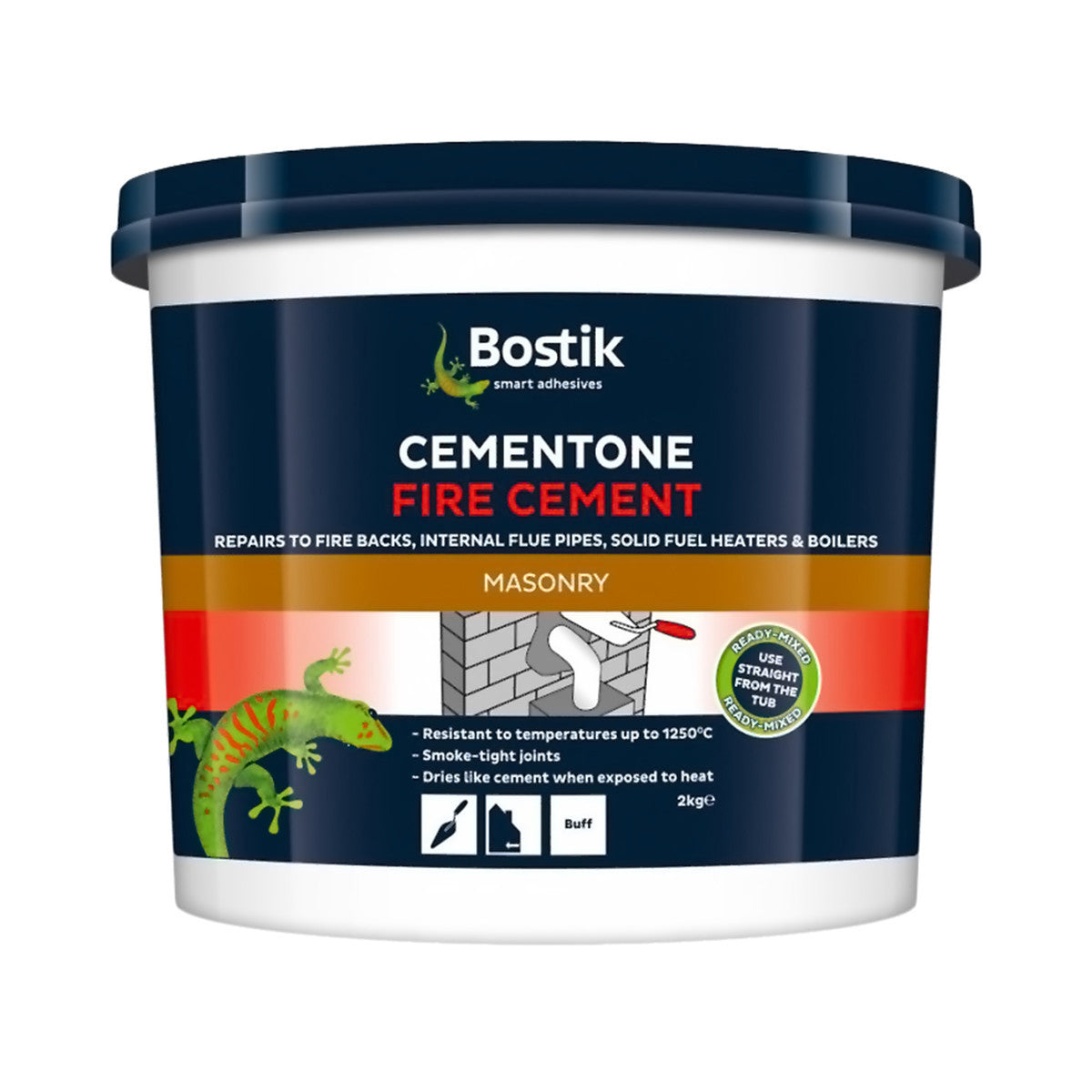 FIRE CEMENT C/TONE NATURE 2KG