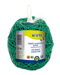 STRETCH TIE TUBE 250GR 40M 3MM GREEN