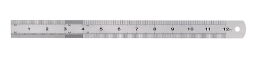 S/STEEL RULE 12"/300MM