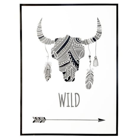 WALL DECO BUFFALO 29X39X3,5