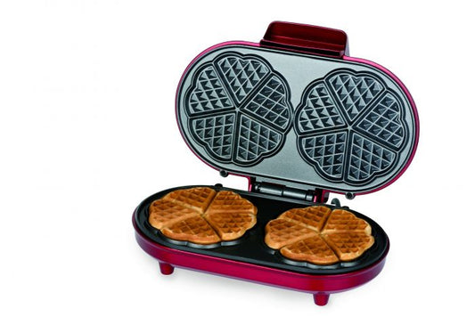 WAFFLE MAKER DUO 1000W S/S