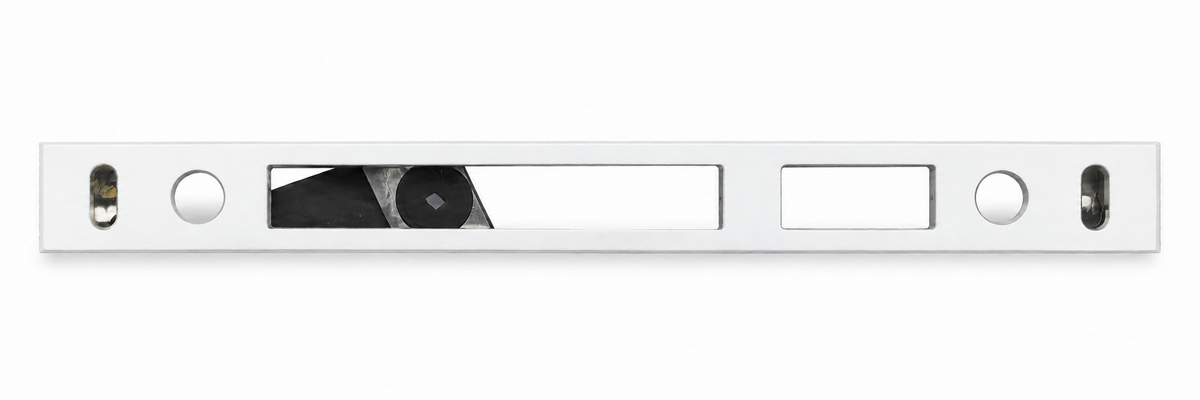 LOCK STRIKE PLATE FOR ALUMINIUM DOOR 2000 WHITE