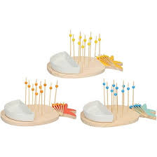 SNACK/AMUSE/DIP SET 417G 28X17,5CM WD ALPINA PVC