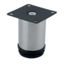 FURNITURE LEG ABJUSTABLE 5080 INOX 60MM