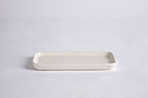 RECTANGULAR PLATE L32 WHITE