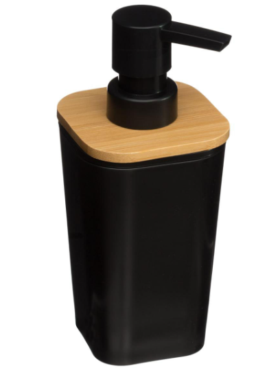 NATUREO SOAP DISPENSER BLACK H17