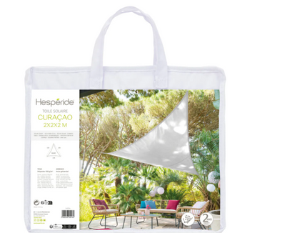 SUNSHADE CURACAO 2X2X2M WHITE