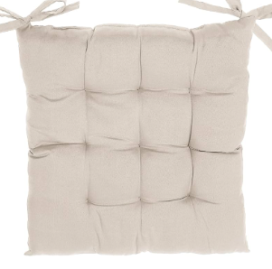 MICROFIBER CHAIRPAD TAUPE