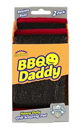 SCRUB DADDY BBQ DADDY SCOUR STEEL 2PCS