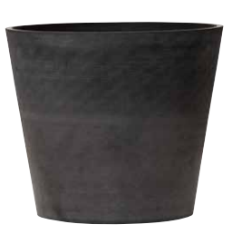 TRUNCATED CONE POT 20CM ANTHRACI