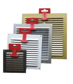 VENTILATION GRILL ALUMINIUM 0.6MM 15X15CM