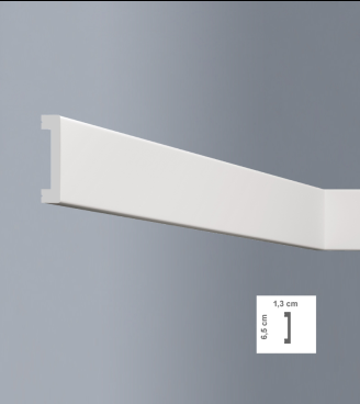 LUXSTYL POLYSTYRENE SKIRTING L6513 200CM