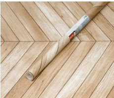 D-C-FIX  SELF-ADHESIVE FILM WOODEN BROWN STRIPS 67.5CMx2M