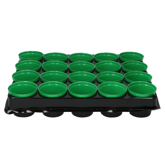 GROWING POTS WITH TRAY PL