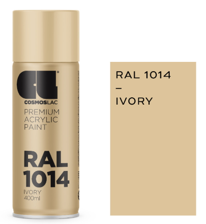 SPRAY IVORY RAL1014 N302 400ML COSMOSLAC