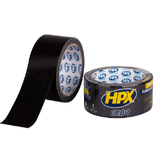 HPX CLOTH TAPE BLACK 50MMX10M