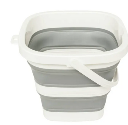 BUCKET COLLAPSIBLE 5L WHI/GR