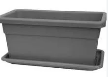 FLOWER POT MAXI 80X38X38CM ANTHRACITE