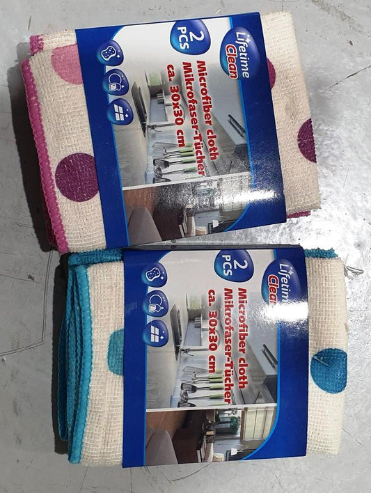 MICROFIBRE CLOTH 2PCS 30X30CM