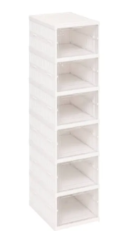 SHOE RACK 6P FOLD'N BOX