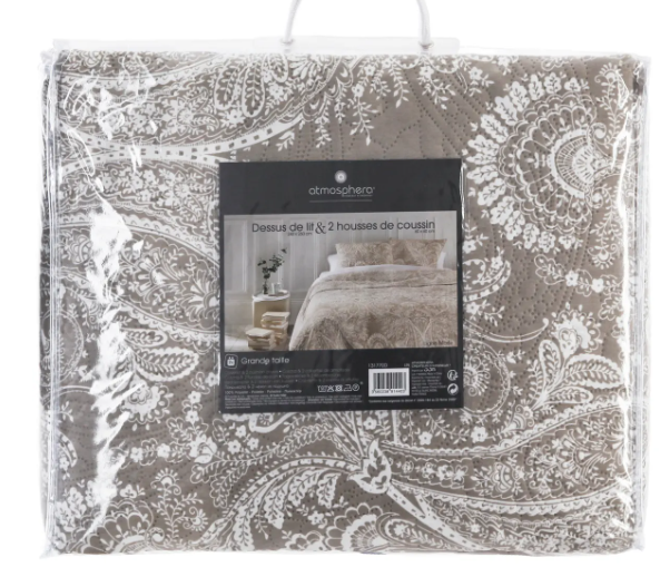LINEN COVERLET +2CUSHION COVER