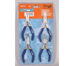 PRECISION PLIER SET 4PCS GS