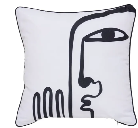 CUSHION COVER NOLAN WHITE 40X40CM