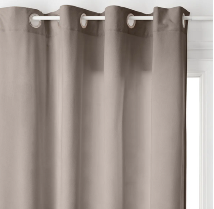 CURTAIN LILOU TAUPE 140X260