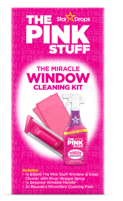THE PINK STUFF WINDOW CLEANING KIT