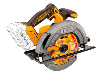 LITHIUM-ION CIRCULAR SAW SOLO 185MM 20V INGCO