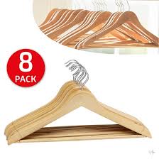 CLOTH HANGERS 8PCS WD 44X23CM B GRADE SL DSPX32