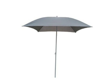 SQUARE BEACH UMBRELLA GREY