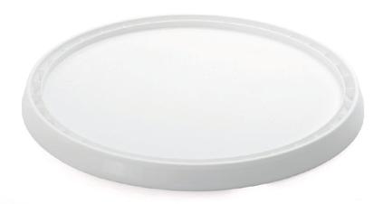 LID FOR BUCKET 20L ALDL ROUND WHITE