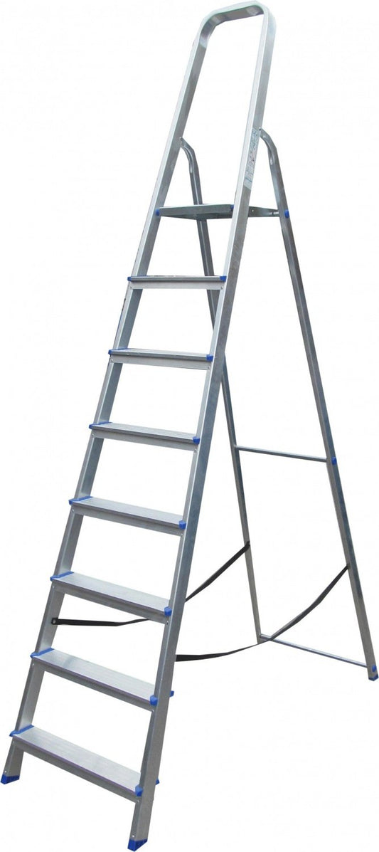 ALUMINIUM HOUSEHOLD LADDER 7+1 ELKOP