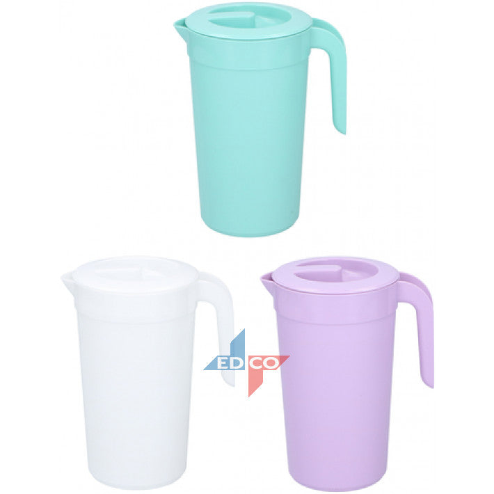 JUG & LID 1,8LTR 3ASS CLR PP