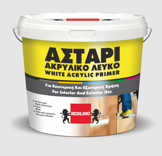 PRIMER ACRYLIC WHITE 10LTR