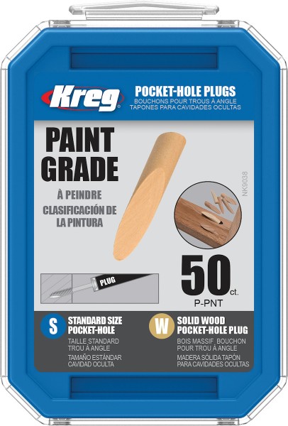 SOLID WOOD STANDARD POCKET HOLE PLUGS KREG