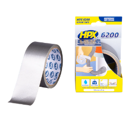 HPX CLOTH TAPE SILVER 50MMX5M