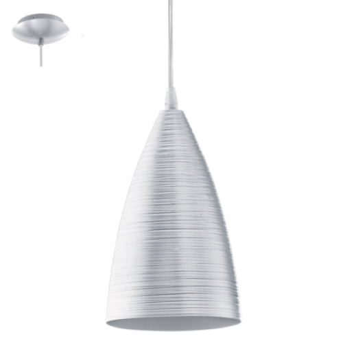 PENDANT LIGHT E27 60W ALUMINIUM