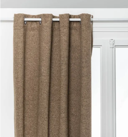 SOANA BEIGE INSULATING BLACKOUT CURTAIN 140X260CM