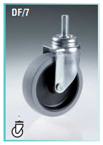 WHEEL DF/7 50 GOM/G. M10X25 RIV 35KG