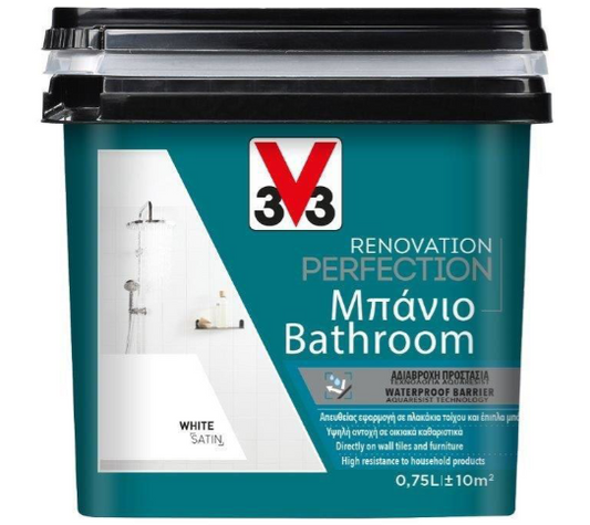 PAINT BATHROOM WHITE RENOVATION V33 750ML