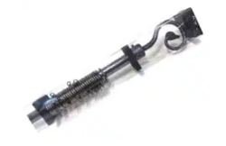 CURTAIN ROD METAL 25/22MM FR320 120-210 BLACK