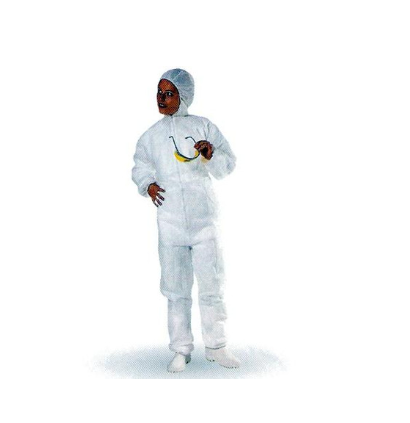 DISPOSABLE COVERALL WHITE L