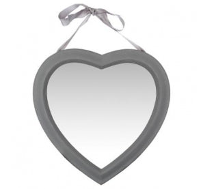 HEART SHAPED MIRROR 40X40X2.5