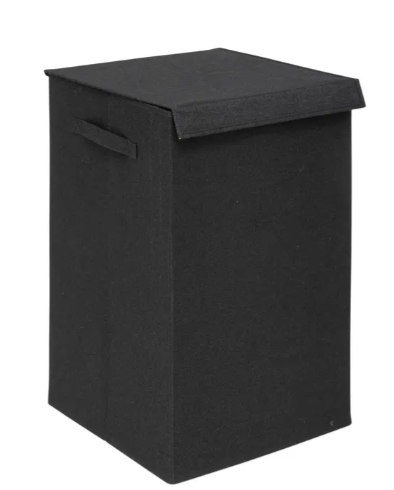 74L LAUNDRY BASKET BLACK COLOR